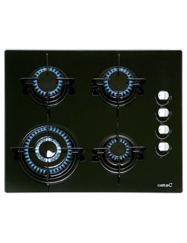 Encimera cristal gas CATA CI 631 BK