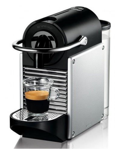 Cafetera Delonghi Nespresso EN125S PIXIE SILVER