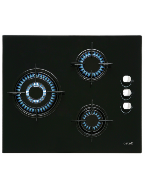Encimera cristal gas CATA CI 6021 BK
