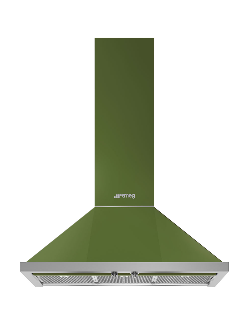 Smeg Campana Decorativa KPF9OG 90cm Verde 815m3/h Clase A+ Smeg - 1