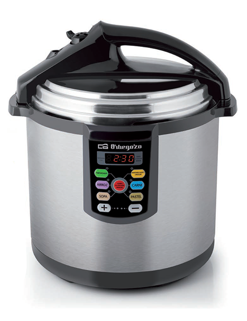 ORBEGOZO OLLA PRESION ELECTRICA HPE-8075 8L 1400W TEMPORIZADOR Orbegozo - 1