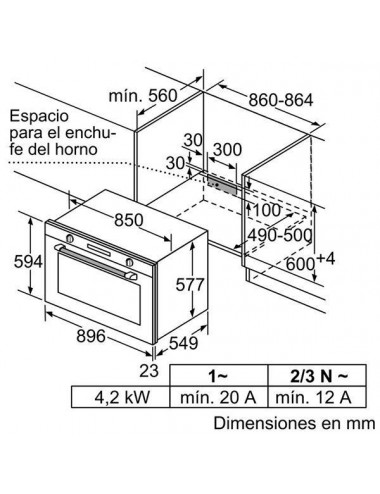 Horno pirolítico BOSCH VBD5780S0