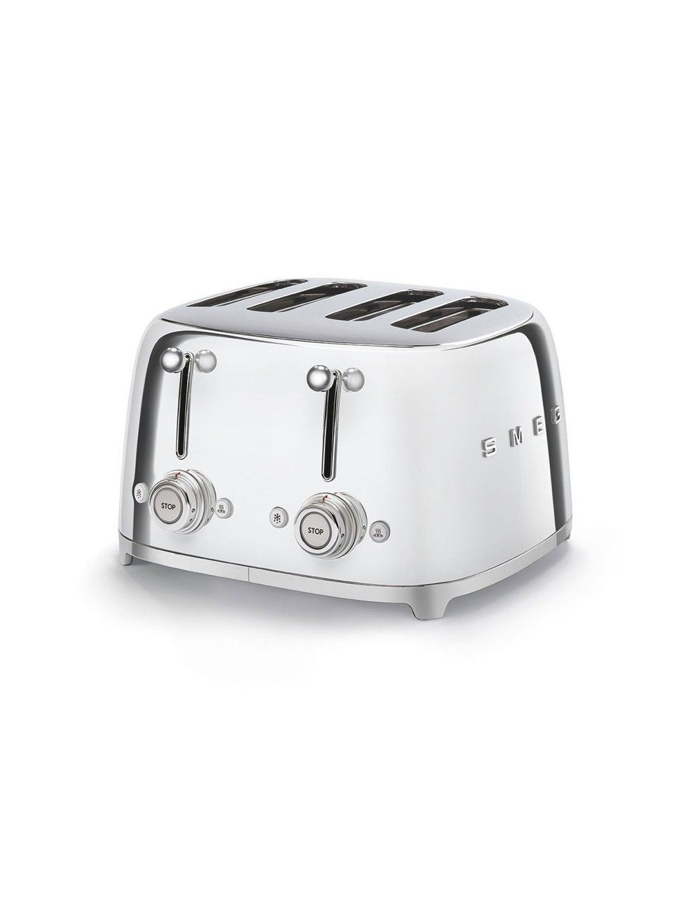 Tostador vintage Smeg TSF03SSEU Cromado 4 rebanadas Años 50 Style