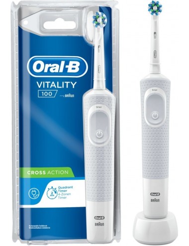Cepillo Eléctrico Oral-B Vitality 100 Cross Action Blanco