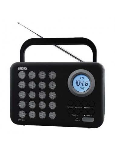 DAEWOO RADIO PORTATIL DRP-120G DIGITAL USB GRIS Daewoo International - 1