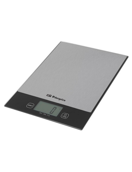 Báscula de cocina Orbegozo PC 2026 Pantalla LCD Inox