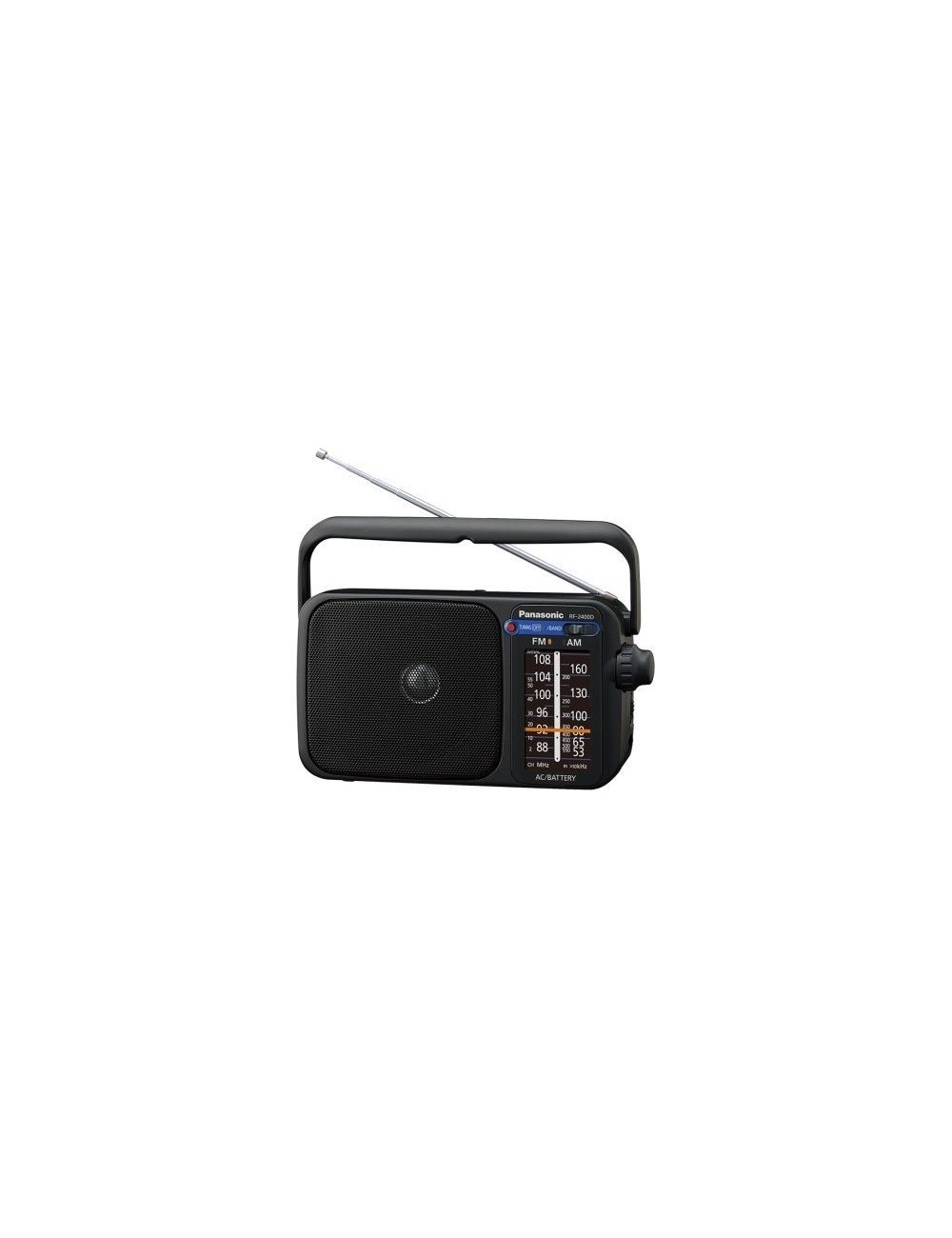 Radio portátil Panasonic RF-2400DEG-K Negra multibanda