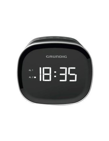 Radio Reloj Despertador Grundig SCC240 Digital Bluetooth Negra