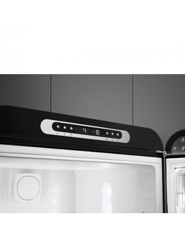 Frigo Combi Smeg FAB32LBL5 Negro Años 50 Style | 196,8cm| Apertura Izquierda| ENVÍO GRATIS