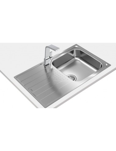 Teka UNIVERSE 50 T-XP 1C 1E Lavabo sobre-encimera Rectangular Acero inoxidable