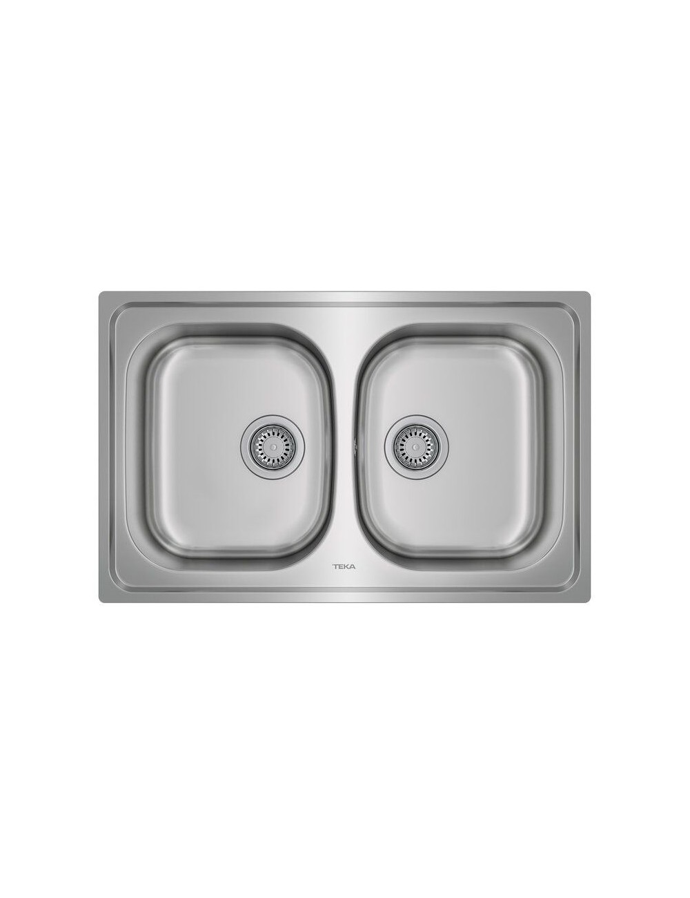 Teka 115040007 fregadero Lavabo sobre-encimera Rectangular Acero inoxidable
