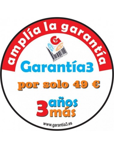 Extensión 3 años garantía Ampliación Valor máximo 500€ GARANTIA 3 - 1