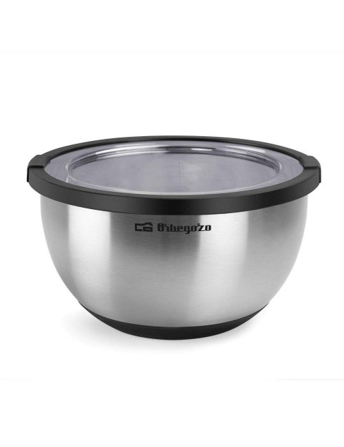 ORBEGOZO   BOA 5000 RECIPIENTE DE ALMACENAR COMIDA ALREDEDOR CUENCO 5 L NEGRO, ACERO INOXIDABLE 1 PIEZA(S) Orbegozo - 1