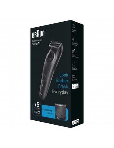 Braun Cortabarbas BT5420 Serie 5 + 5 Peines Braun Cortabarbas BT5420 Serie 5 + 5 Peines