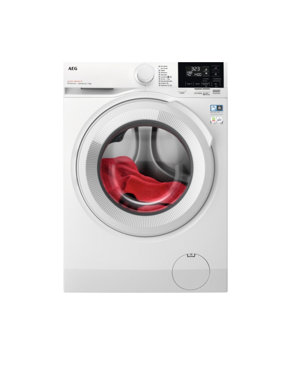 AEG LAVADORA  SERIES 6000 LFR6194O2Q LAVADORA CARGA FRONTAL 9 KG 1400 RPM BLANCO