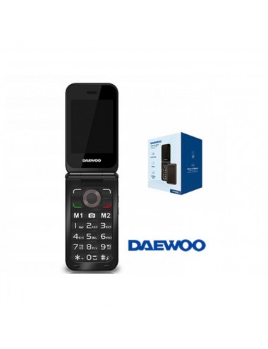 DAEWOO TELEFONO MOVIL DW-8003 SENIOR PANTALLA 2.8' NEGRO