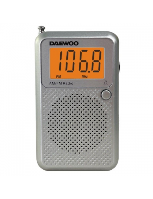 DAEWOO RADIO PORTATIL DW-1115 DIGITAL SILVER