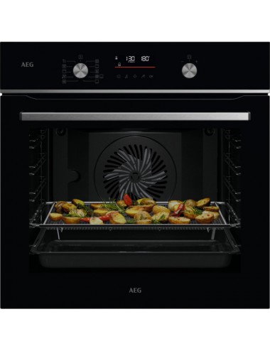 AEG HORNO OS6PB511AB CRISTAL NEGRO AIRFRY PIROLITICO