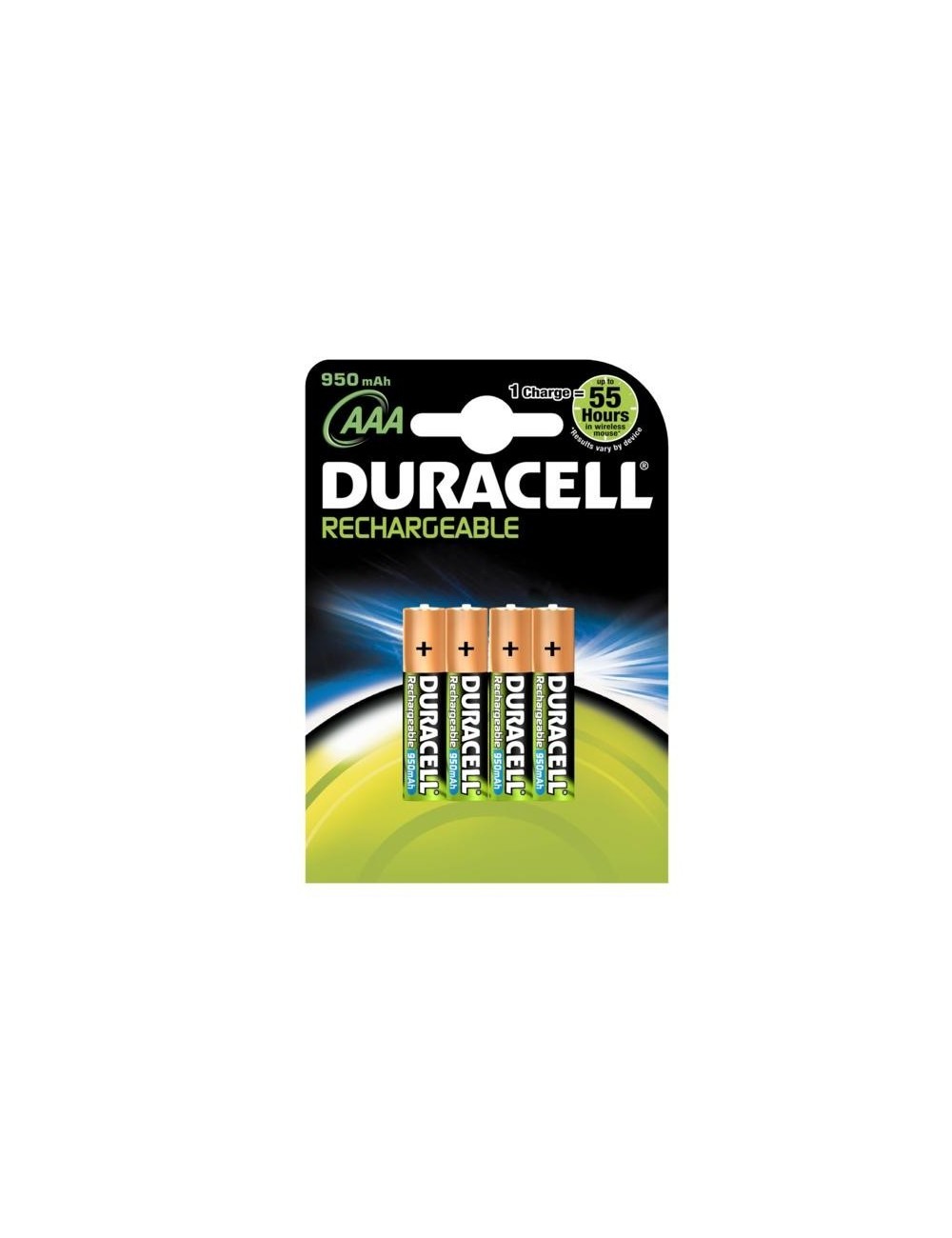DURACELL PILA HR03/DC2400 AAA BLISTER 4 unidades RECARGABLE