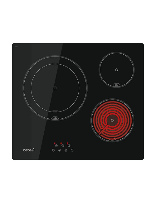 CATA ENC. VITRO TD6003BK 3 FUEGOS 27Cm 08063411