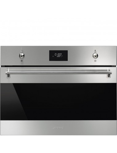 Smeg Horno Microondas SO4301M0X Galileo Micro + Grill 45 cm Inox Ever Clean Clase