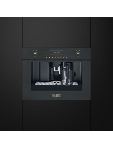 Smeg Cafetera Encastrable CMS8451A Automática Coloniale Anthracite 1,8 L 15 bar Pantalla LCD