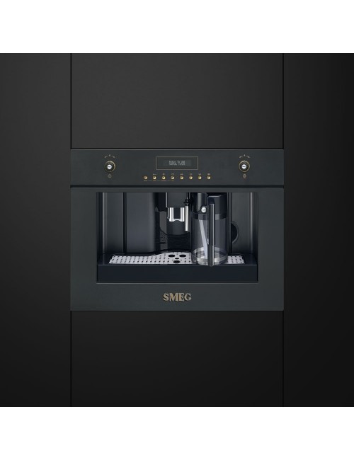 Smeg Cafetera Encastrable CMS8451A Automática Coloniale Anthracite 1,8 L 15 bar Pantalla LCD