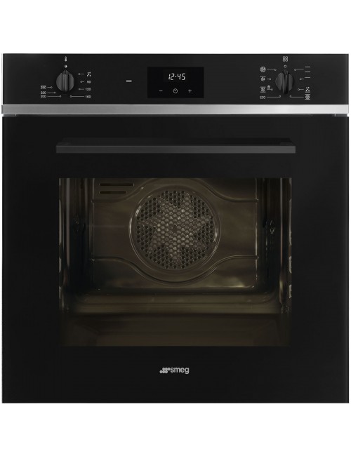 Smeg Horno SF6400TB Vapor Clean Negro 70 L Termoventilado Clase A