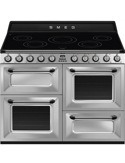 Smeg Cocina TR4110IX2 110cm Inox Gas/Electric Multifunción 4 Cavidades 7 Zonas Inducción Clase A
