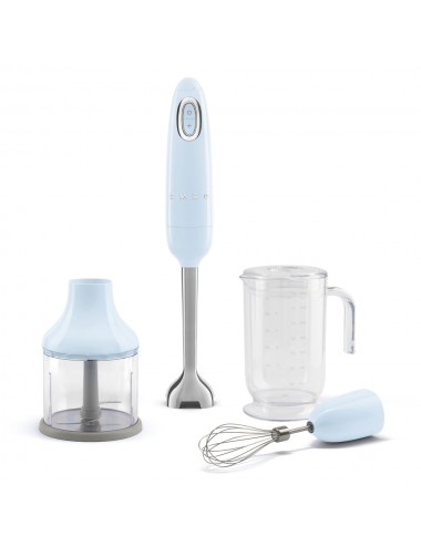 Smeg Batidora de Mano HBF03PBEU 700W Azul Pastel Accesorios Incluidos