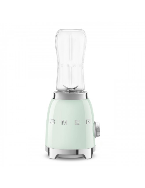Smeg Mini Batidora Vaso PBF01PGEU Verde Pastel 600ml Tritan 300W 2 Velocidades Pulse