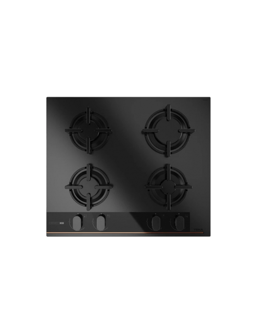 TEKA Placa de Gas GBC‑64‑G1 GB Infinity G1 60 cm Mate Negro Edición Italdesign Giugiaro 4 Zonas