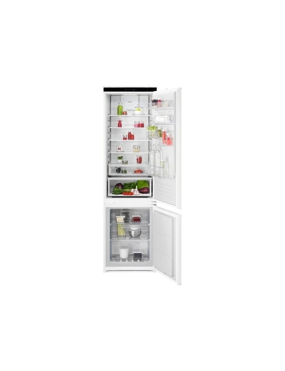 AEG Frigorífico Combi TC6MS19FES Serie 6000 TwinTech® Total No Frost 269L Blanco Clase E