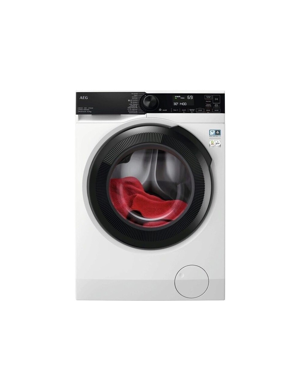 AEG Lavadora Secadora LWR7304L4B Serie 7000 ProSteam® 11kg Libre Instalación