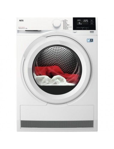 AEG Secadora con Bomba de Calor TR818A2OB AbsoluteCare® 8 kg Blanco Woolmark Blue