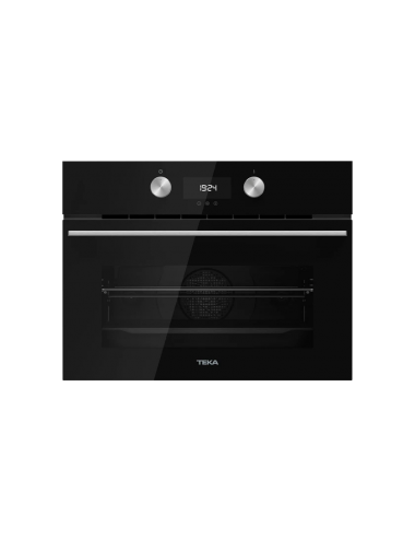 Teka Horno Compacto HLC8400 Hidrolítico Cristal Negro 45L Guías Clase A+