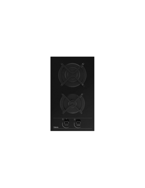 Teka Placa Gas GBC 32000 KLN 30cm 2 Quemadores Cristal Negro Natural