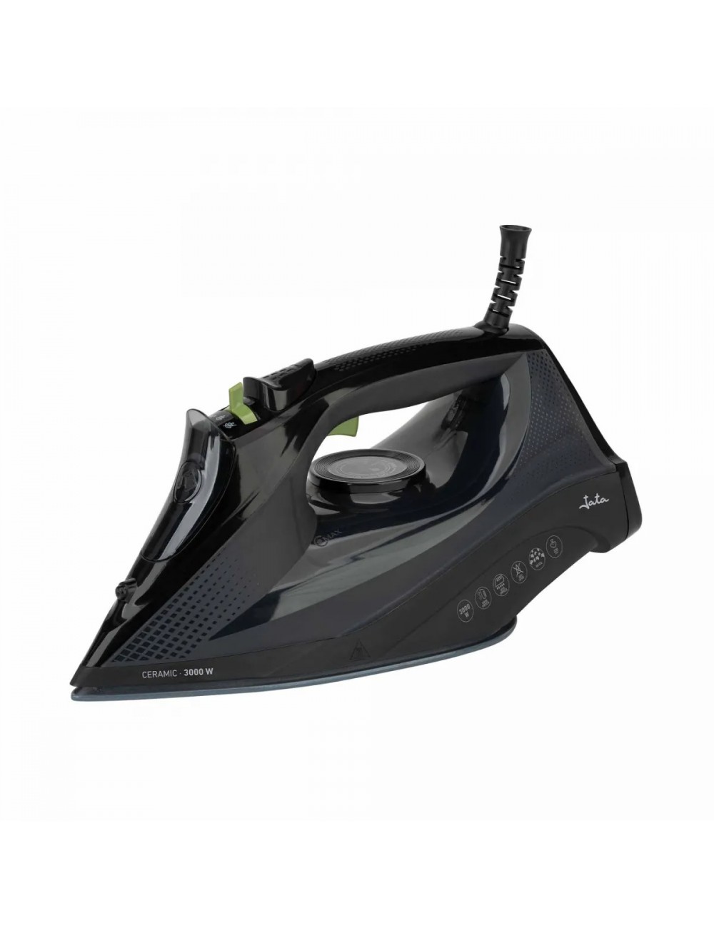 JATA PLANCHA VAPOR JEPL-2401 SUELA CERAMICA NEGRA 3000w