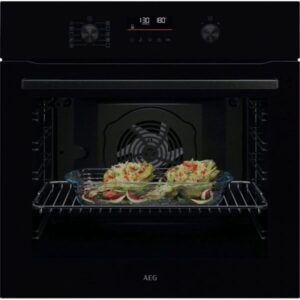 AEG Horno TU5PB41FSK Multifunción Pirolítico Cristal Negro 72 L LED Explore Clase A++