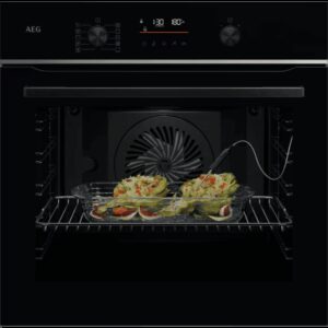 AEG Horno Integrable TA5PB531AB Series 5000 SurroundCook SteamBake 71 L Pirolítico Negro Clase A+