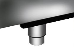 Smeg KITPD Pies Extensores Negras 950mm para Cocinas 90cm Master, Sinfonia y Portofino