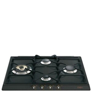 Smeg Encimera Gas SR764AO Inox 4 fuegos Mandos Frontales
