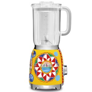 Smeg Batidora de Vaso BLF01DGEU 1,5L 800W Decorada Sicily is my Love