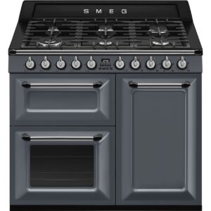 Smeg Cocina TR103GR 100cm Verde Victoria 3 Hornos Gas/Electricidad Clase A