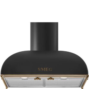 Smeg Campana Decorativa KS59AOE2 Antracita 60cm Colonial 820m³/h Clase A