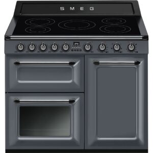 Smeg Cooker Victoria TR103IGR2 Inducción 100×60 cm Slate Grey 3 Hornos Vapor Clean Clase A