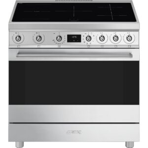 Smeg Cocina C9IMX2 Inducción 90x60cm 5 Zonas Horno Multifunción 115L Termoventilado Inox Clase A