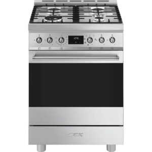 Smeg Cocina Concert C6GMX2 Gas 5 Fuegos Horno Multifunción Inox 70L Clase A