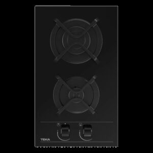Teka Placa GBC 32000 KLB Cristal Gas 30cm 2 Quemadores Butano Negro