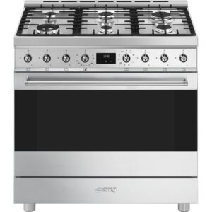 Smeg Cocina C9GMX2 Gas Inox 90cm Horno Gas 115L Clase A